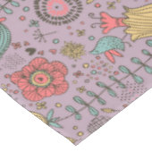 Stijlvol bloempatroon met bloemen tafelkleed (Gekanteld)