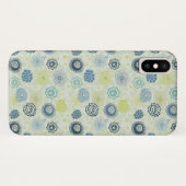 Stijlvol bloempatroon met schattige bloemen Case-Mate iPhone case (Achterkant (horizontaal))