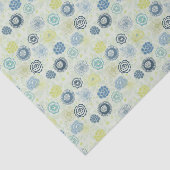 Stijlvol bloempatroon met schattige bloemen tissuepapier (Detail)