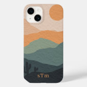 Stijlvol Boho aardeachtig Abstract woestijnlandsch Case-Mate iPhone Case (Achterkant)