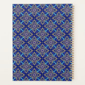 Stijlvol Boho Chic Bloemenpatroon Planner (Achterkant)