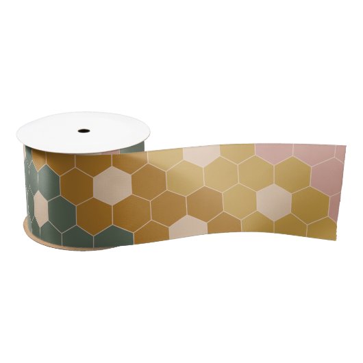 Stijlvol Boho Geometric Pattern Blue Blush Lint (Spoel)
