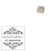 stijlvol botanisch handgemaakt 	rubberstempel (Gestempeld)