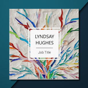 Stijlvol Botanisch Visitekaartje voor de titel van