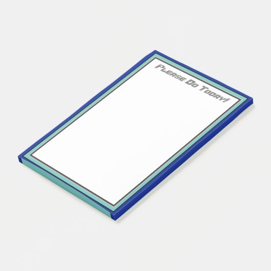 Stijlvol bureau post-it® notes (Schuin)