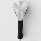 Stijlvol Butterfly Round Tail, in reliëfdruk Golfheadcover (Voorkant)