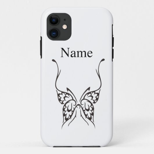 Stijlvol Butterfly Tattoo Thunder_Cove Case-Mate iPhone Case (Achterkant)