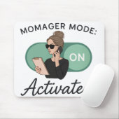 Stijlvol cadeau voor Boss Moms Muismat (Met muis)