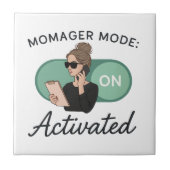 Stijlvol cadeau voor Boss Moms Tegeltje (Voorkant)