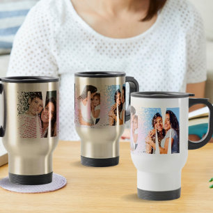 Stijlvol cadeau voor mama Gepersonaliseerde foto Reisbeker