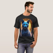 "Stijlvol Cat Design T-shirt" T-shirt (Voorkant volledig)