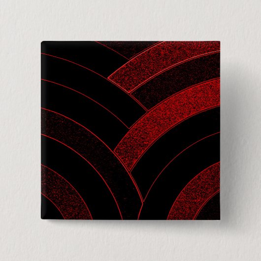 stijlvol chic chevron vierkante button 5,1 cm (Voorkant)