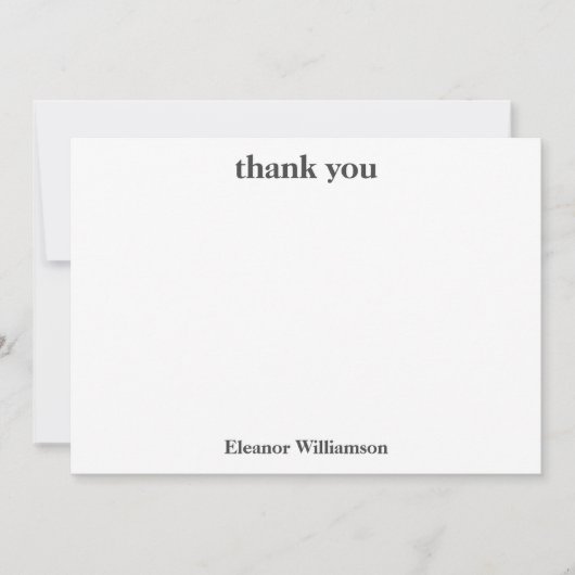 Stijlvol chique zwart wit aangepaste Vrijgezellenf Bedankkaart (Voorkant)