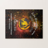 Stijlvol Christelijk kerstfeest Legpuzzel (Horizontaal)