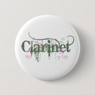 Stijlvol Clarinet Ronde Button 5,7 Cm