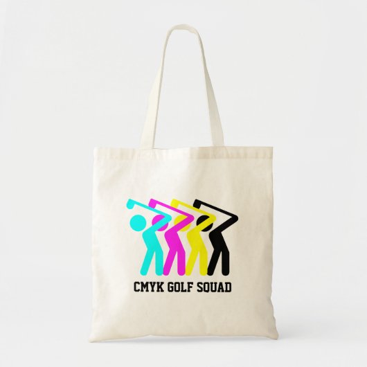 Stijlvol CMYK Golf Tote Bag (Voorkant)