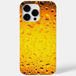 Stijlvol Cool Geel water druppelt bier Case-Mate iPhone 14 Pro Max Hoesje