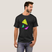 Stijlvol Creative Figures Lines Geometry Artwork T-shirt (Voorkant volledig)
