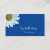 stijlvol Daisy Botanical Blue Visitekaartje (Voorkant)