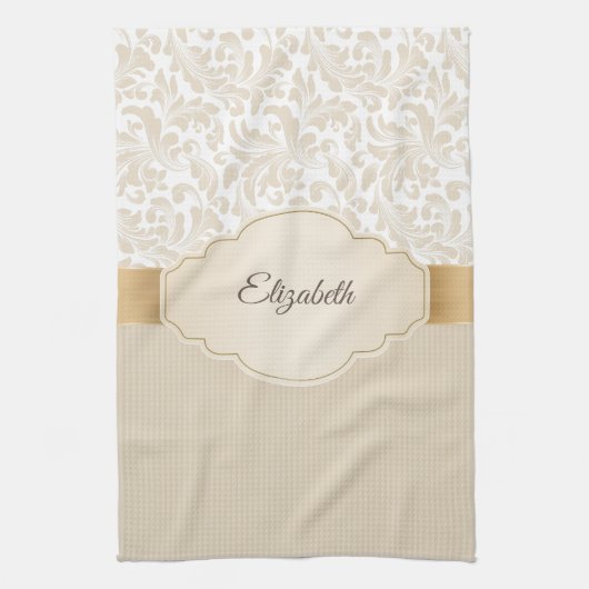 Stijlvol  Damask Theedoek (Verticaal)