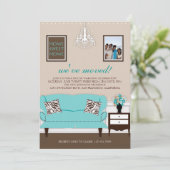 Stijlvol decor Housewarming Invite Kaart (Staand voorkant)