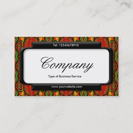 Stijlvol deelvenster (Script-lettertype) - Retropa Visitekaartje (Voorkant)