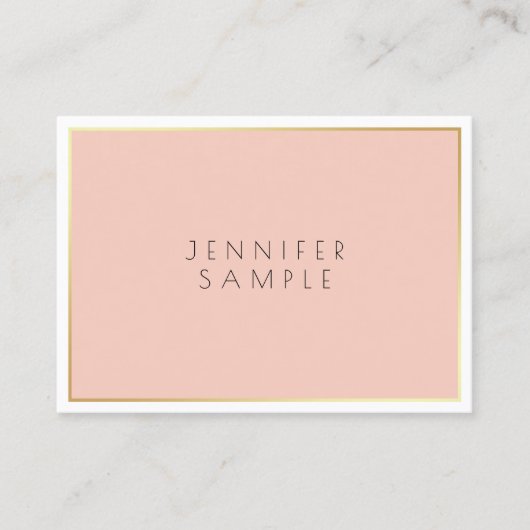 Stijlvol design elegant stijlvol, modern visitekaartje (Voorkant)