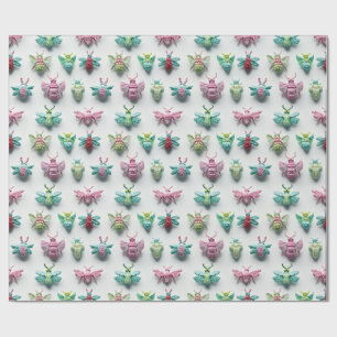 Stijlvol design met bonbons van kawaii cadeaupapier
