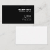 Stijlvol design Modern Simple Chic Plain Trendy Visitekaartje (Voorkant / Achterkant)