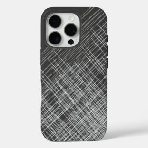 Stijlvol design op donkergrijs iPhone 16 pro hoesje