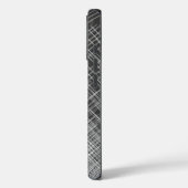 Stijlvol design op donkergrijs Case-Mate iPhone case (Achterkant / Links)