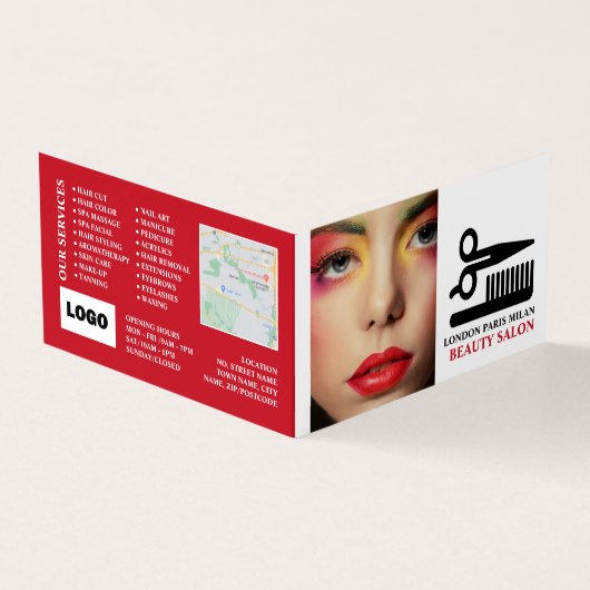 Stijlvol design, schoonheidsspecialist, Loyalty Ca Visitekaartjes (Buitenkant)