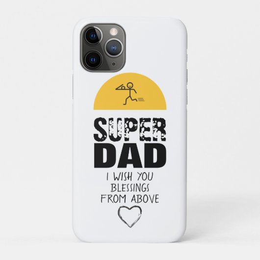 Stijlvol design "SUPER DAD", persoonlijke wensen Case-Mate iPhone Case (Achterkant)