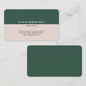 Stijlvol, eenvoudig, modern visitekaartje (Voorkant / Achterkant)
