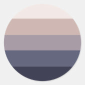 Stijlvol, eigentijds, gepolijst en aanpasbaar ronde sticker (Voorkant)