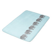 Stijlvol  elastisch ontwerp, modern blauw badmat (Gekanteld)