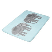 Stijlvol  elastisch ontwerp, modern blauw badmat (Gekanteld)