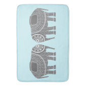 Stijlvol  elastisch ontwerp, modern blauw badmat (Voorkant Verticaal)