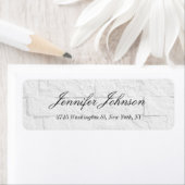 Stijlvol elegant licht grijs wandhandschrift moder etiket (Insitu)