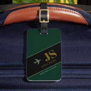 Stijlvol Elegant Modern Aero Travel Bagagelabel