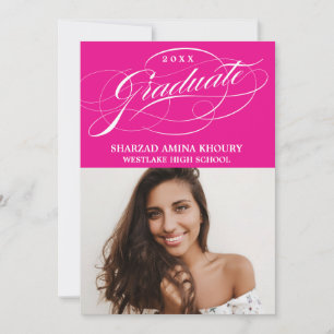 STIJLVOL ELEGANT SCRIPT 2 AFSTUDEREN FEESTUITNODIG KAART