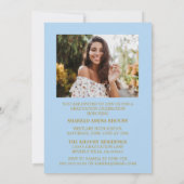 STIJLVOL ELEGANT SCRIPT 2 AFSTUDEREN FEESTUITNODIG KAART (Achterkant)