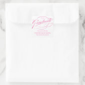 STIJLVOL ELEGANT SCRIPT AFSTUDEREN DANK U STICKER (Tas)
