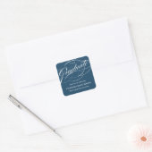STIJLVOL ELEGANT SCRIPT AFSTUDEREN DANK U STICKER (Envelop)