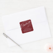 STIJLVOL ELEGANT SCRIPT AFSTUDEREN DANK U STICKER (Envelop)
