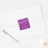 STIJLVOL ELEGANT SCRIPT AFSTUDEREN DANK U STICKER (Envelop)