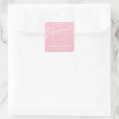 STIJLVOL ELEGANT SCRIPT AFSTUDEREN DANK U STICKER (Tas)