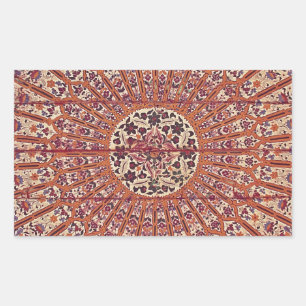 Stijlvol en chique Marokko Patroon Rechthoekige Sticker