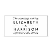 Stijlvol en decoratief  zelfinktende stempel (Design)