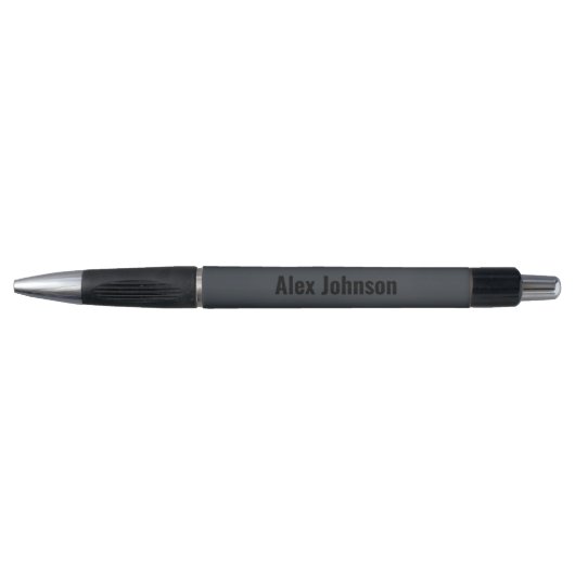 Stijlvol en geavanceerd Onyx zwart monogram Pen (Voorkant)